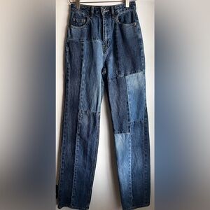 EUC PacSun 90’s Boyfriend Patchwork Jeans, 24
